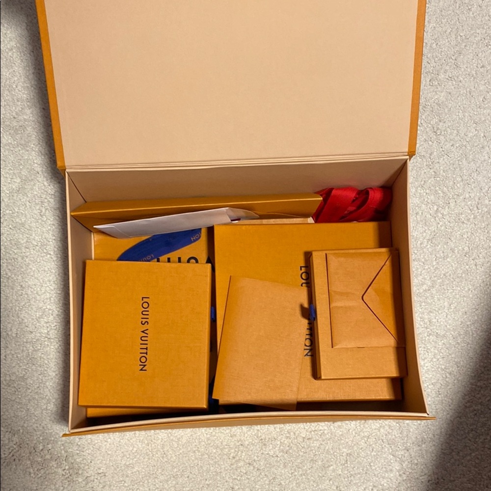 Louis Vuitton Orange and Blue Gift Boxes No reasonable offer refused!